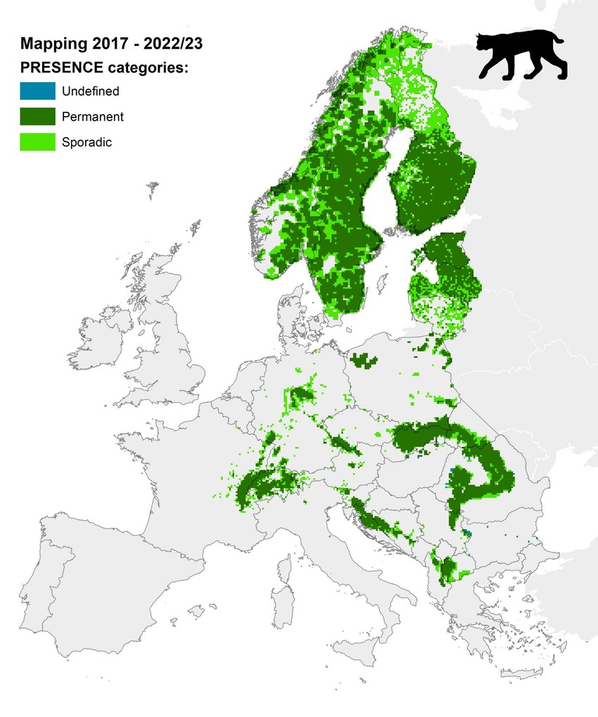 Mapa rasprostranjenosti risa