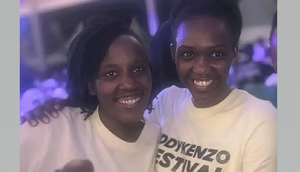 Phiona Nyamutoro (R) played key roles at Kenzo's 2022 festival at Kololo