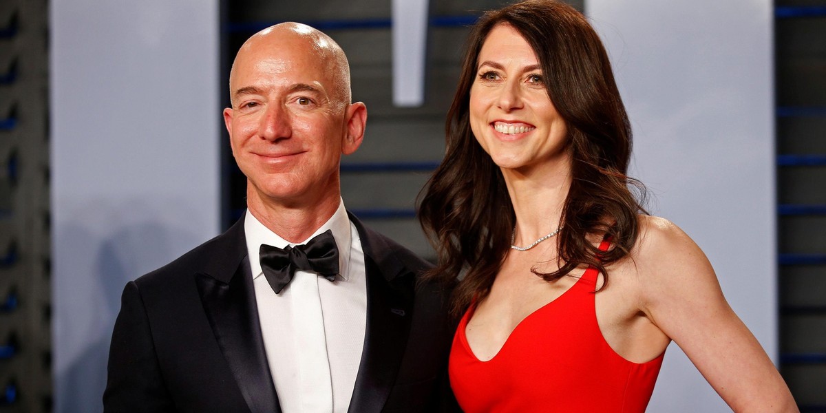 Jeff i Mackenzie Bezos