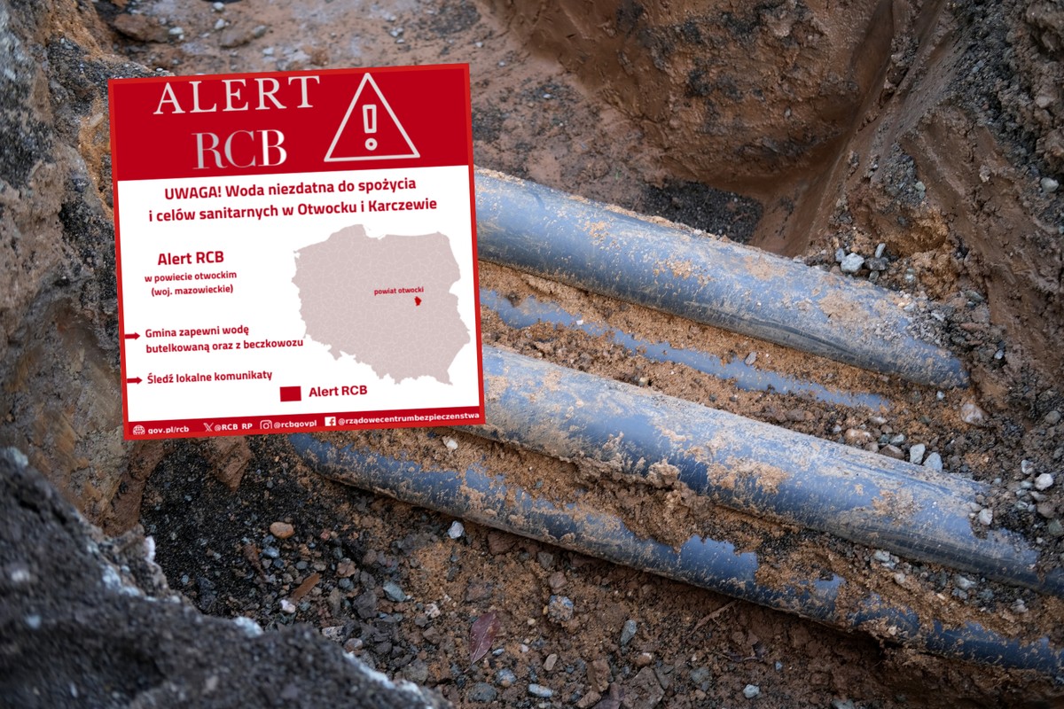 Alert RCB. Potężna awaria w Otwocku i Karczewie