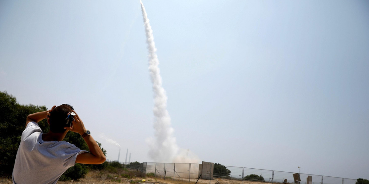 Alarm rakietowy w Tel Awiwie. Ze Strefy Gazy wystrzelono dwa pociski