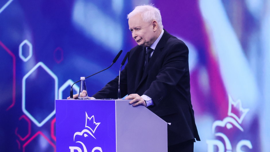 Jarosław Kaczyński na konwencji programowej PiS (13.05.2023)