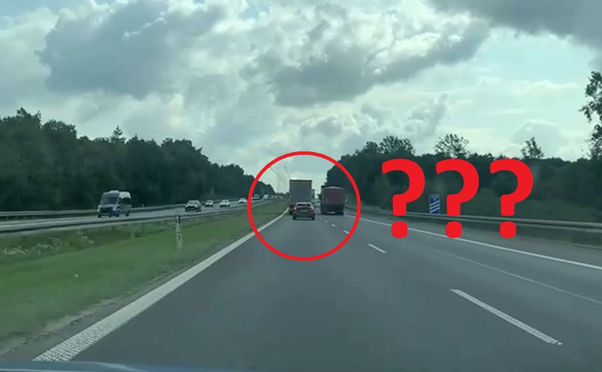Na autostradzie A4 policja kontrolowała przestrzeganie zakazu wyprzedzania przez samochody ciężarowe