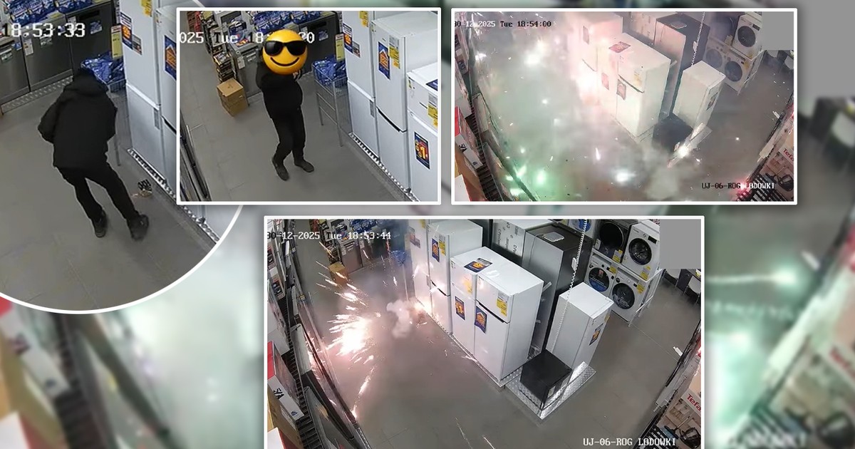 Odpalili fajerwerki w galerii. Powód jest zdumiewający. Mieli niecny plan