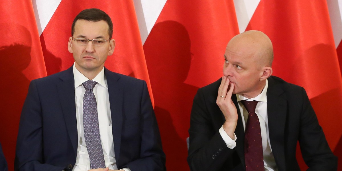 Wojna w rządzie przez Morawieckiego