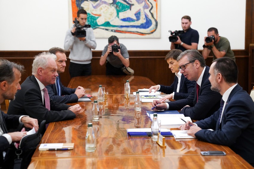 Gert Jan Kopman i Aleksandar Vučić  