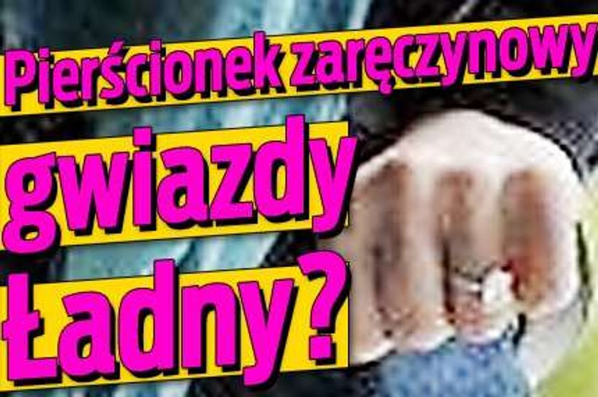 Pierścionek zaręczynowy gwiazdy. Ładny?