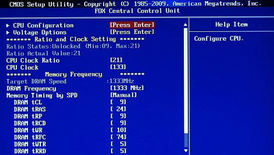 Centrum kontroli – Fox Central Control Unit