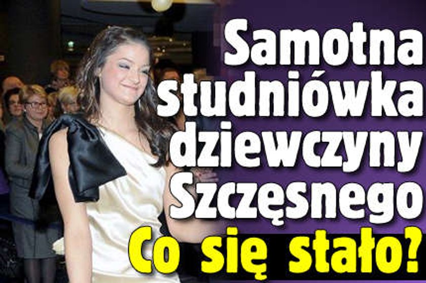 Samotna studniówka dziewczyny Szczęsnego