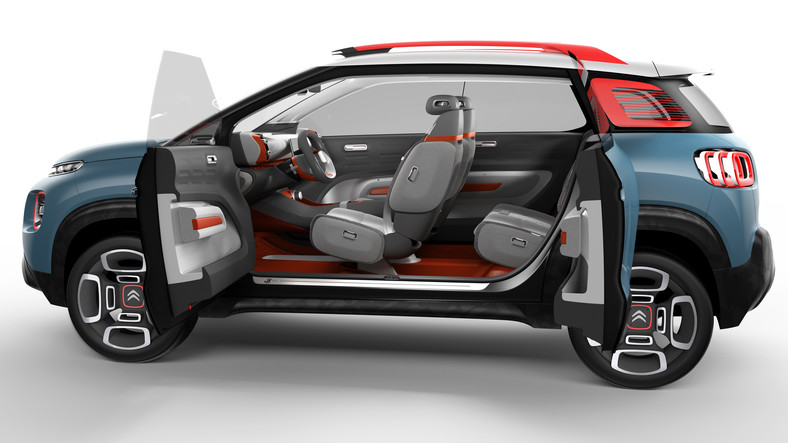 Genewa 2017 Citroen CAircross Concept mały „SUV” w