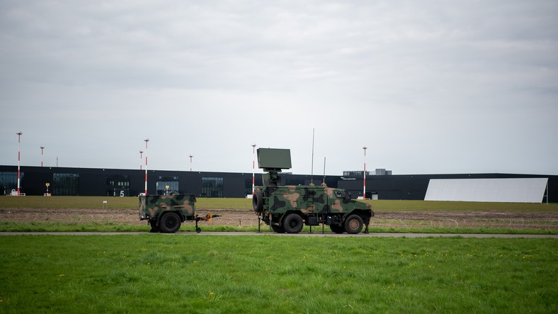 Radar Soła. To właśnie Soła znalazła się w Małej Narwi.