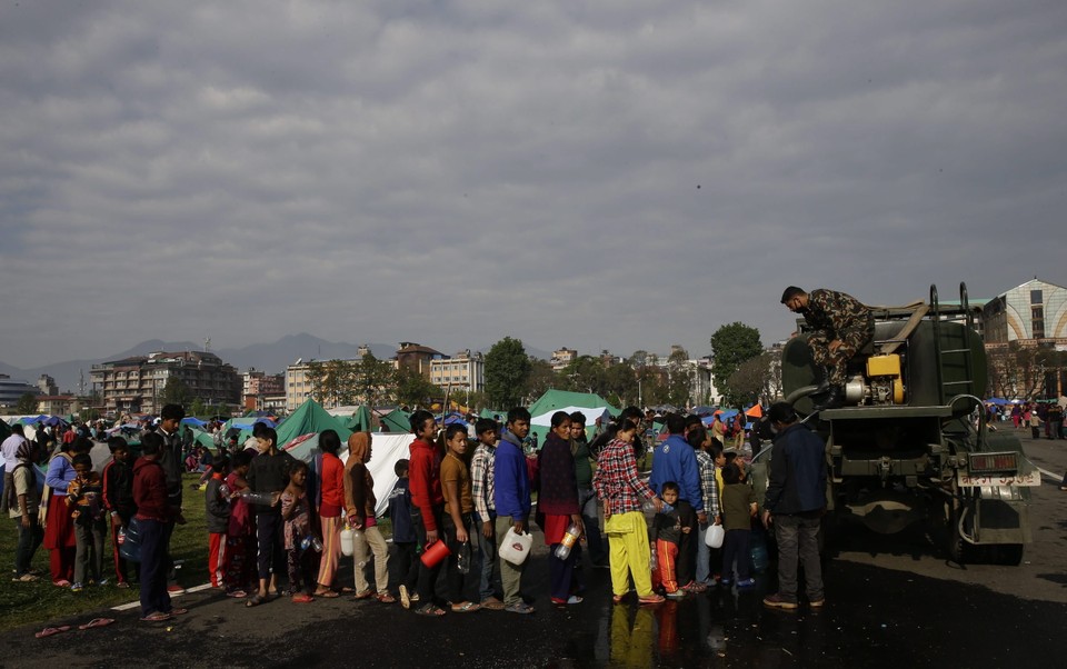 NEPAL EARTHQUAKE AFTERMATH (Kathmandu earthquake aftershocks)