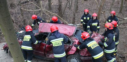 Auto runęło z Wisłostrady