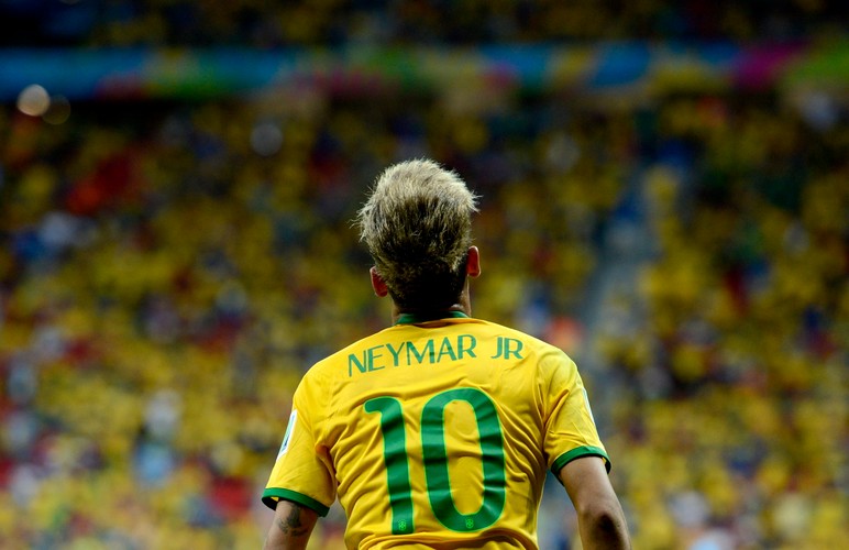 Neymar autorem setnego gola na mundialu w Brazylii