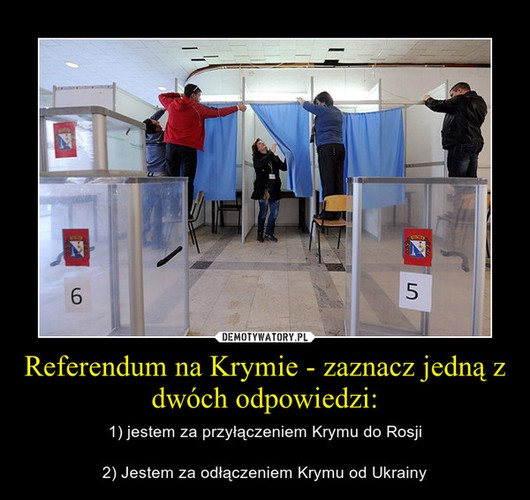 referendum na Krymie - mem