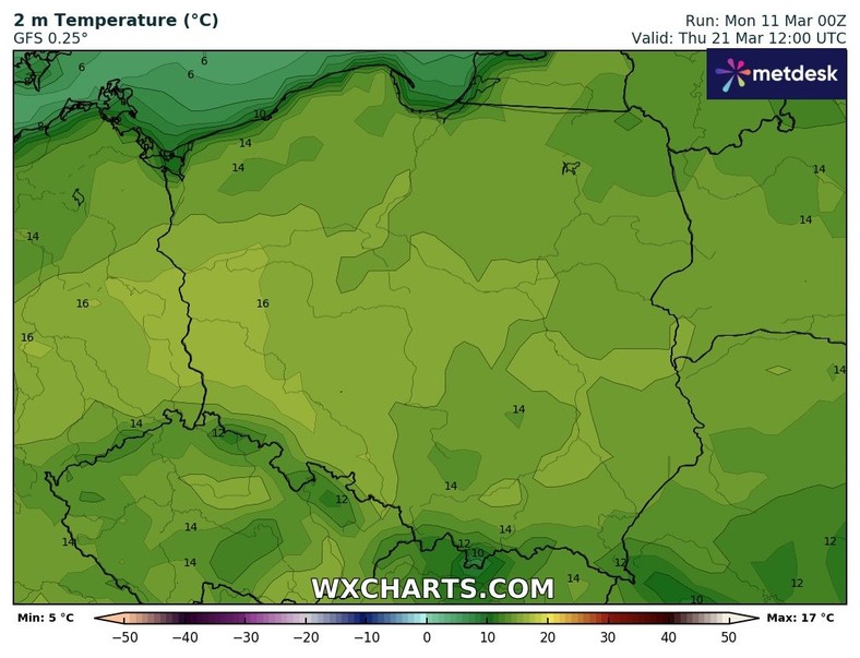 Ciepłe, iście wiosenne dni, gdy temperatura sięgnie 10-15 st. C, a nawet więcej, również będą się pojawiać