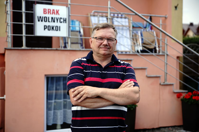 Grzegorz Wzorek (62 l.), prowadzi pensjonat