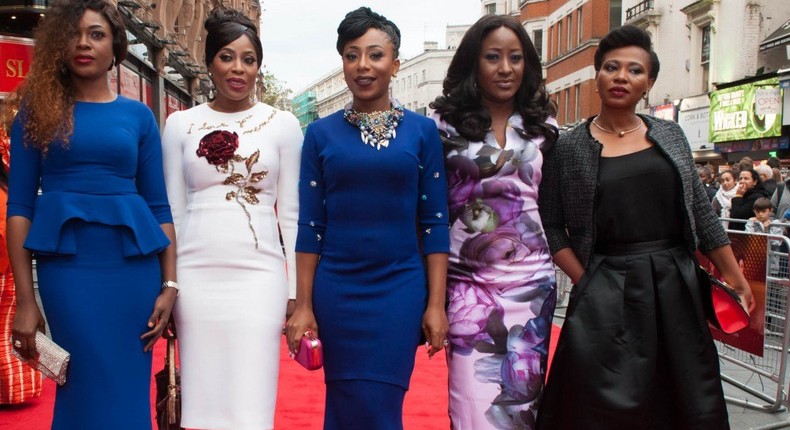 Omoni Oboli, Nse Ikpe Etim, Dakore Akande, Ireti Doyle, Mo Abudu at the BFI London film festival 