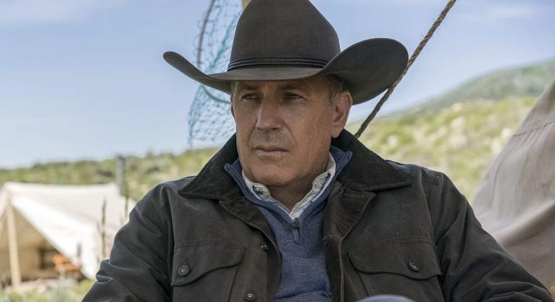 Kevin Costner in Yellowstone.