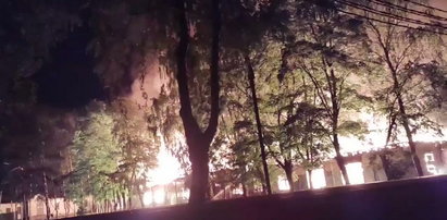 Pożar w koszarach wojskowych pod Moskwą. Spłonęły baraki poborowych