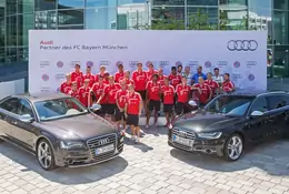 Dlaczego piłkarze FC Bayern jeżdżą Audi?