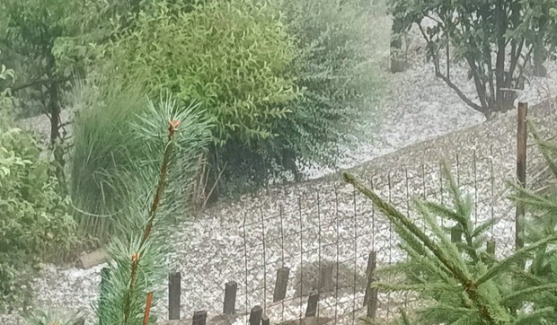 Nevreme i grad u Sloveniji