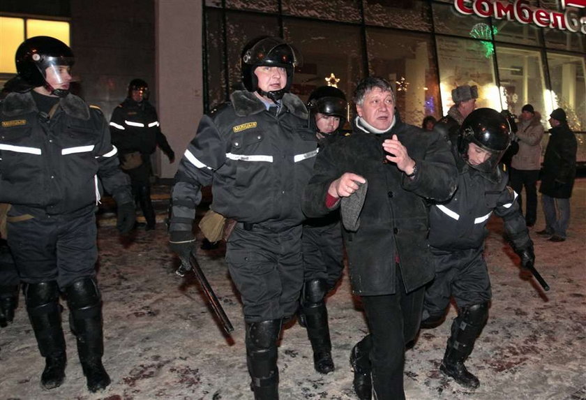 Ok. 200 zatrzymanych po demonstracji w Mińsku, będzie więcej