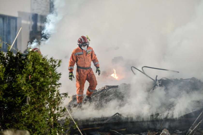 Gas explosion collapses three-story building in Polish ski resort Szczyrk