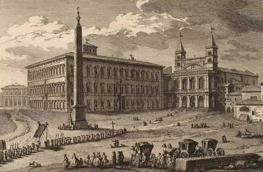 Odbudowany rzymski Pałac na Lateranie
