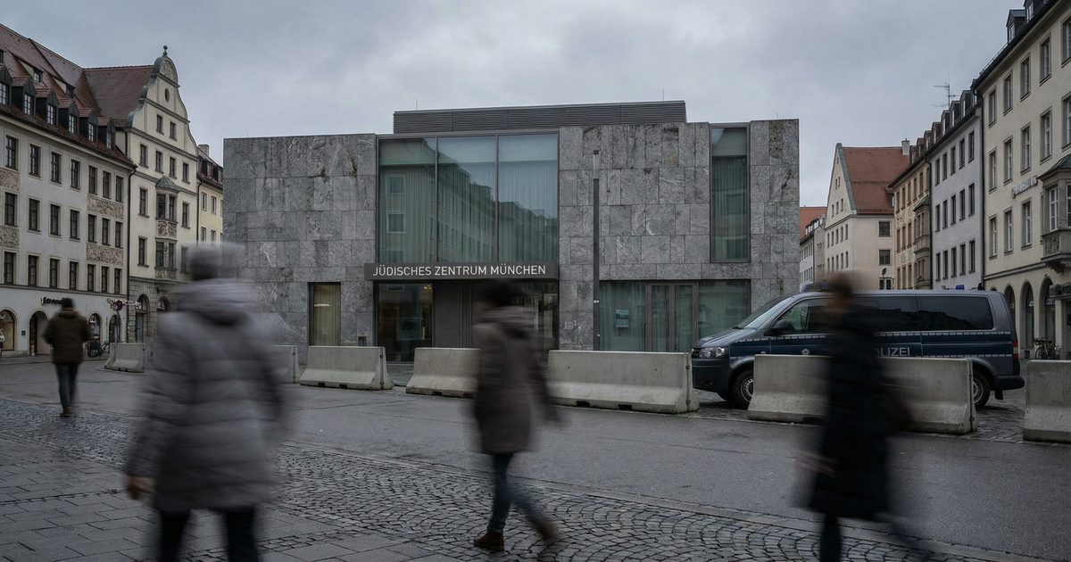 Jüdisches Gemeindezentrum München erhält Drohbrief mit scharfer Patrone