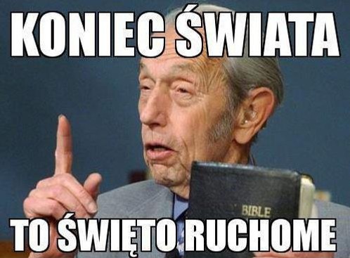 święto ruchome koniec świata