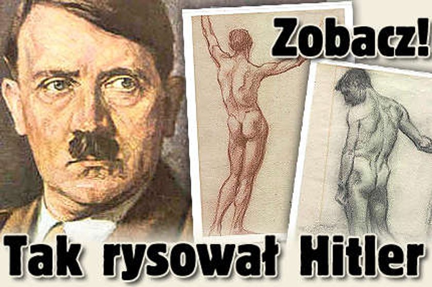 Tak rysował Hitler. Zobacz!