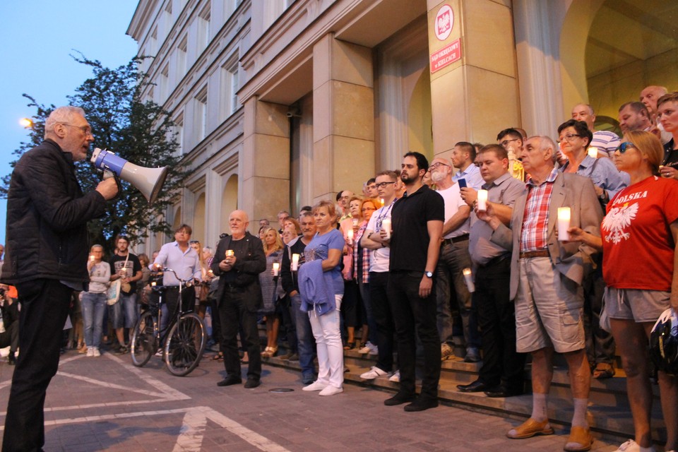 Protest w Kielcach