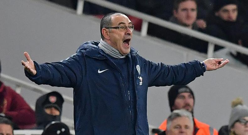 Chelsea manager Maurizio Sarri lambasted his side's mentality in losing 2-0 to Arsenal on Saturday