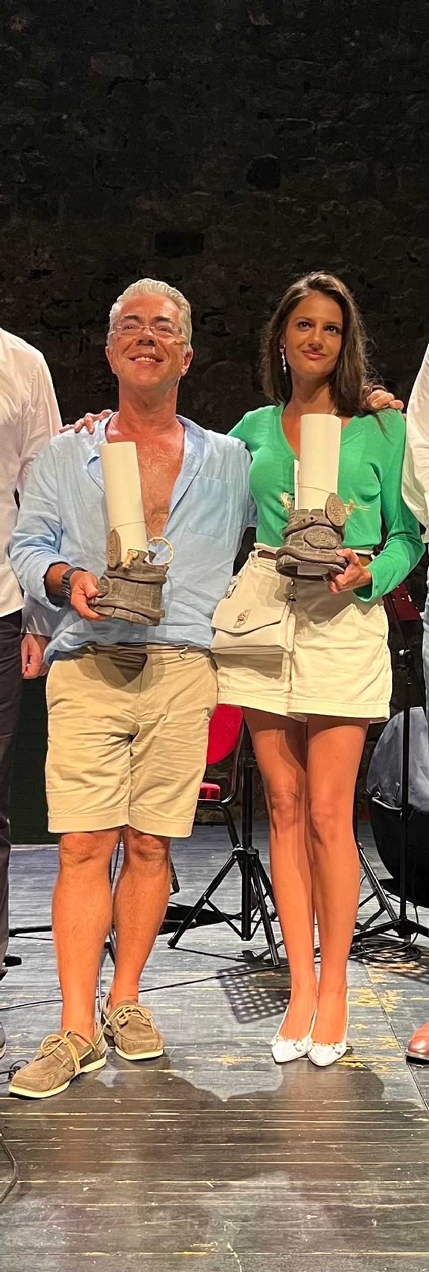 Jagoš Marković i Sanja Marković prošle godine na Purgatorijama sa nagradama za „Čudo u Šarganu“ (JDP)