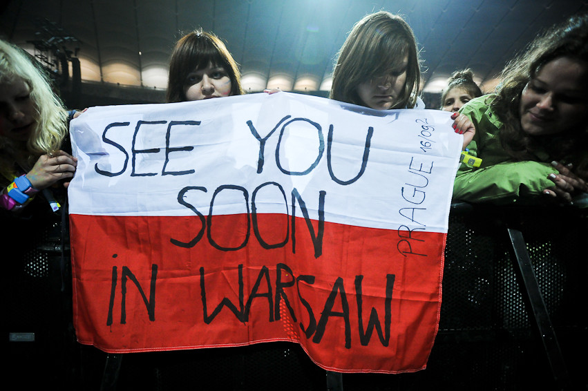 Coldplay w Warszawie (fot. Artur Rawicz/Onet.)