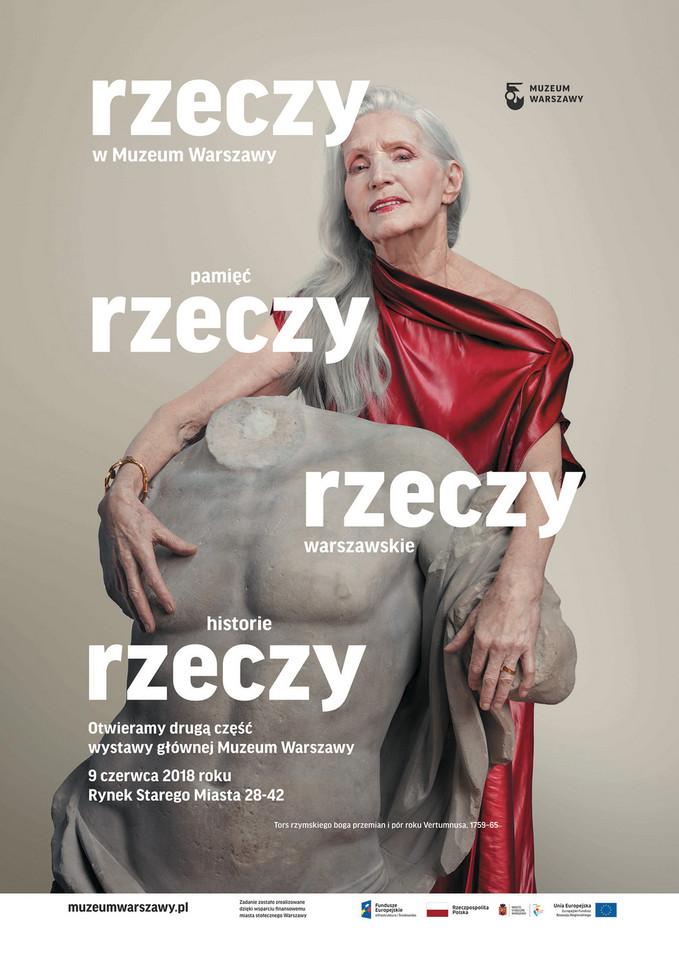 "Rzeczy warszawskie" - plakat wystawy