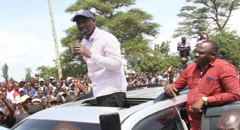 DP Ruto addressing the youth in Kehancha A group of rowdy youth disrupted his event in Migori on Saturday, 06 July 2019