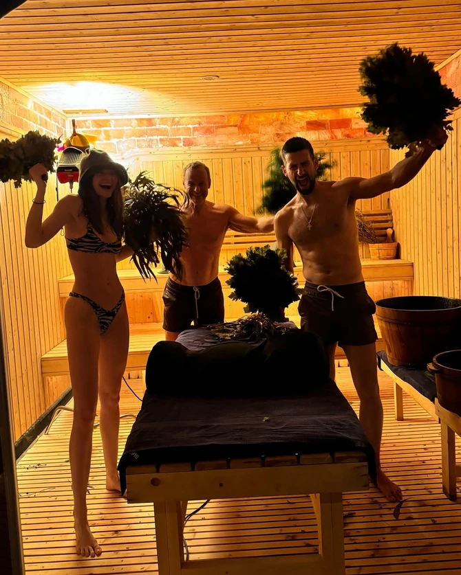 Kristina Romanova i Novak Đoković