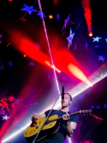 Chris Martin i Coldplay w niemieckiej Kolonii