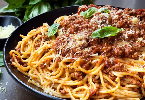 Makaron z mięsem mielonym - prostsza wersja bolognese