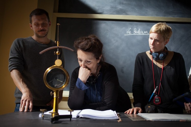 Na planie filmu 'Maria Skłodowska-Curie'