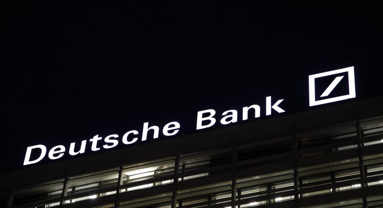 Deutsche Bank in Berlin, Germany.
