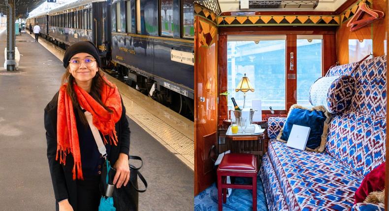 Business Insider's reporter spent about 30 hours on the Venice-Simplon Orient Express, a luxury overnight train.Joey Hadden/Business Insider