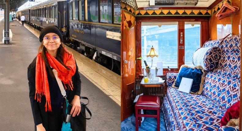 Business Insider's reporter spent about 30 hours on the Venice-Simplon Orient Express, a luxury overnight train.Joey Hadden/Business Insider