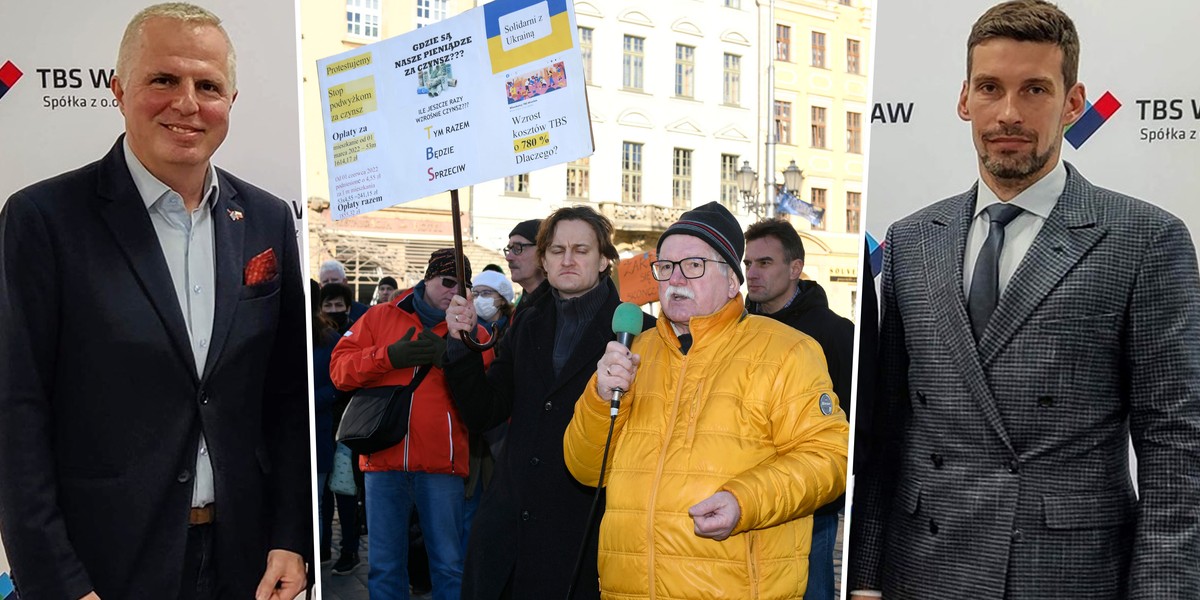 Na pensje dla Marka Łapińskiego i Pawła Inglota TBS Wrocław przeznaczył w zeszłym roku 547 tys. zł. 