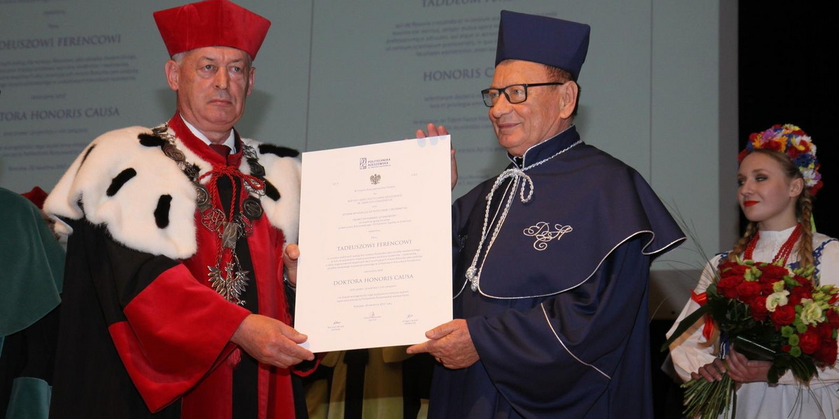 Prezyden Rzeszowa odebrał tytuł doktora honoris causa 