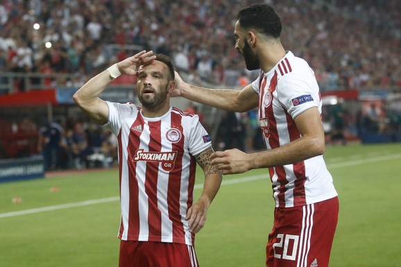 Detalj sa utakmice Olimpijakos - Totenhem