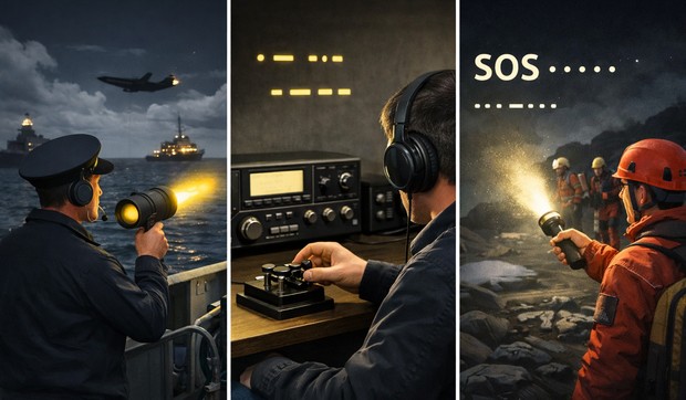 Upotreba morseove abecede u akciji