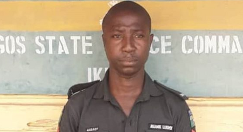 Police dismiss Sergeant Akanbi for killing Ramon Babatunde Adeniji. (Instagram/Ruggedman)